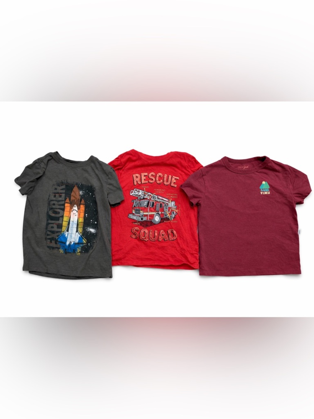 Graphic T Shirt Bundle Boys 3 shirt size 4/5 xs